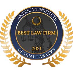 American Institute of Trial Lawyers Best Law Firm | 2021